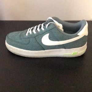 Nike Air Force 1 low ozone blue size 10 NEW with defect